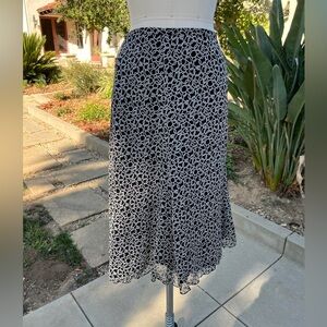 Talbots Woman chain-pattern midi skirt - size 16W